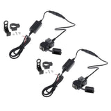 Maxbell Waterproof Dual USB E-bike Handlebar Charger Socket w/ Switch &Mount  12-24V