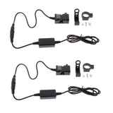 Maxbell Waterproof Dual USB E-bike Handlebar Charger Socket w/ Switch &Mount  12-24V