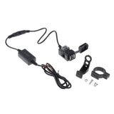 Maxbell Waterproof Dual USB E-bike Handlebar Charger Socket w/ Switch &Mount  9-90V