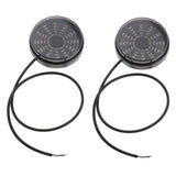 Maxbell LED Round Reflector Tail Brake Stop Marker Light RV ATV Motorcycle Blue