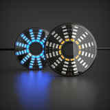 Maxbell LED Round Reflector Tail Brake Stop Marker Light RV ATV Motorcycle Blue