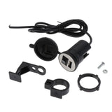 Maxbell Motorcycle Mobile Charger USB mobile charger Single USB Car Charger Socket Black