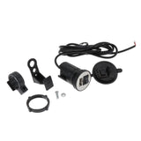 Maxbell Motorcycle Mobile Charger USB mobile charger Single USB Car Charger Socket Black