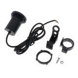 Maxbell Motorcycle Mobile Charger USB mobile charger Single USB Car Charger Socket Black