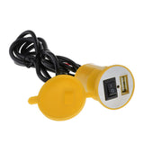 Maxbell Motorcycle Mobile Charger USB mobile charger Single USB Car Charger Socket Yellow