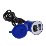 Maxbell Motorcycle Mobile Charger USB mobile charger Single USB Car Charger Socket Blue