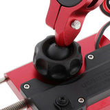 Maxbell Alloy Motorcycles Handlebar Mobile Phone Holder Clamp w/ USB Charger Red