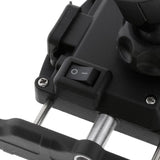 Maxbell Stable Motorcycle Handlebar Phone Holder+QC3.0 Smart Quick Charger Black