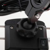 Maxbell Stable Motorcycle Handlebar Phone Holder+QC3.0 Smart Quick Charger Black