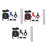 Maxbell Stable Motorcycle Handlebar Phone Holder+QC3.0 Smart Quick Charger Black