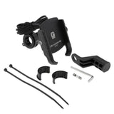 Maxbell Stable Motorcycle Handlebar Phone Holder+QC3.0 Smart Quick Charger Black