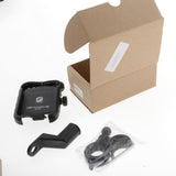 Maxbell Stable Motorcycle Handlebar Phone Holder+QC3.0 Smart Quick Charger Black