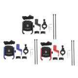 Maxbell Stable Motorcycle Handlebar Phone Holder+QC3.0 Smart Quick Charger Black