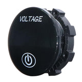 Max 36mm DC5V-48V Waterproof Voltmeter Tester Gauge LED Panel For Car RV Blue
