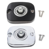 Maxbell Chrome Front Brake Master Cylinder Lid Cover for Harley Touring Models 96-07
