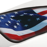 Maxbell 1 Pair US Flag Fuel Tank Stickers Motorcycle Decals For Harley XL883 Dyna