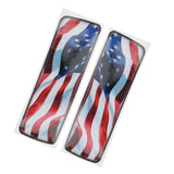 Maxbell 1 Pair US Flag Saddlebag Side Box Cover Stickers For Harley Touring Models