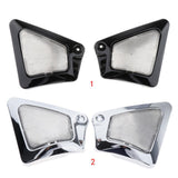 Maxbell Black Airbox Side Frame Cover Front Side for 02-17 Harley VRSCA VRSCB VRSCD