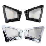 Maxbell Black Airbox Side Frame Cover Front Side for 02-17 Harley VRSCA VRSCB VRSCD