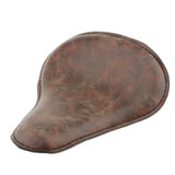 Maxbell Driver Solo Seat Retro Leather for Harley for Honda Chopper Bobber Sportster