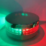 Maxbell LED STAINLESS STEEL SS CABIN DOME LIGHT - Marine/Boat/Caravan/RV Lamp 12V