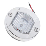 Maxbell Boat LED Rail Light E011053-BU  Blue Pin 12V Brushed Nickle Bezel