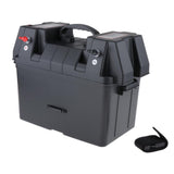 Maxbell Pack of 1 Portable Battery Box Carrier 12V Double USB Charger for Boat RV