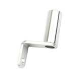 Max Maxb Motorcycle Rearview Side Mirror Extender Bar Bracket For Phone GPS Silver