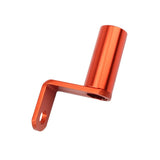 Max Maxb Motorcycle Rearview Side Mirror Extender Bar Bracket For Phone GPS Orange