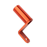 Max Maxb Motorcycle Rearview Side Mirror Extender Bar Bracket For Phone GPS Orange