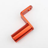 Max Maxb Motorcycle Rearview Side Mirror Extender Bar Bracket For Phone GPS Orange