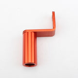 Max Maxb Motorcycle Rearview Side Mirror Extender Bar Bracket For Phone GPS Orange