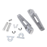 Maxbell Motorcycle CNC Front Footrests Footpeg Pedals For GSXR 600 750 06-18 Silver