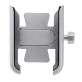 Max Maxb Universal Phone Holder Handlebar Mount Bracket Stand For Motorcycle Silver