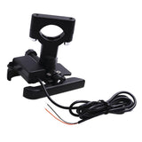 Max Maxb Motorcycle Handlebar Aluminium USB Charging Mobile Phone Holder GPS - Black