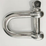 Maxbell Marine Boat Sail Anchor Chain Rigging D Shackle Pin 304 Stainless Steel 20mm