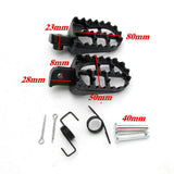 Maxbell 2 Aluminium Foot Pegs for Yamaha TW200 PW50 PW80 TTR90 TTR90E pit dirt bike