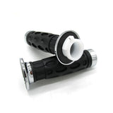 Maxbell Rubber Race Motorcycle Handlebar Grip Black 7/8" 22mm Grips Pairs Rubber
