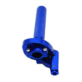 Maxbell 1/4 Turn 7/8" CNC Throttle Tube Handle Twist Grip for Honda CR CRF XR Blue