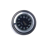 Maxbell 1Pcs 7/8" Waterproof Motorcycle Handlebar Clock Watch Aluminum Luminous Black