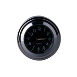 Maxbell 1Pcs 7/8" Waterproof Motorcycle Handlebar Clock Watch Aluminum Luminous Black