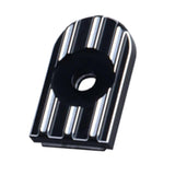 Maxbell Black Rear Fender Seat Bolt Tab Screw Mount Knob Cover For Harley Black 3