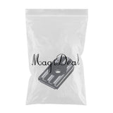 Maxbell Black Rear Fender Seat Bolt Tab Screw Mount Knob Cover For Harley Black 3