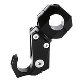 Max Maxb CNC Alloy Folding Hanger Hook Buckle For 22mm Handlebar Motorcycles Black