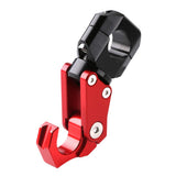 Max Maxb CNC Alloy Folding Hanger Hook Buckle For 22mm Handlebar Motorcycles Red