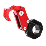 Max Maxb CNC Alloy Folding Hanger Hook Buckle For 22mm Handlebar Motorcycles Red
