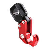Max Maxb CNC Alloy Folding Hanger Hook Buckle For 22mm Handlebar Motorcycles Red