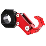 Max Maxb CNC Alloy Folding Hanger Hook Buckle For 22mm Handlebar Motorcycles Red