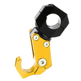 Max Maxb CNC Alloy Folding Hanger Hook Buckle For 22mm Handlebar Motorcycles Golden