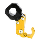 Max Maxb CNC Alloy Folding Hanger Hook Buckle For 22mm Handlebar Motorcycles Golden